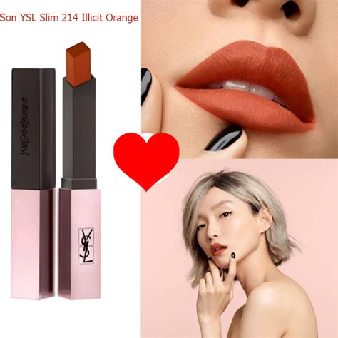 ysl 214 ptt|ysl illicit orange 114.